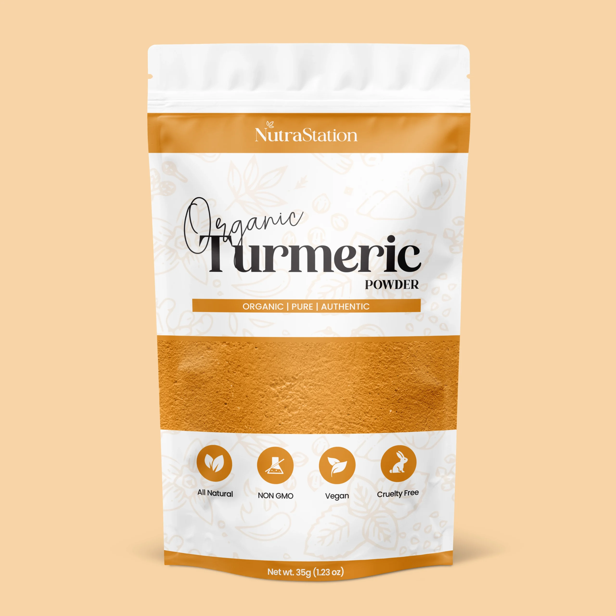 turmeric with background