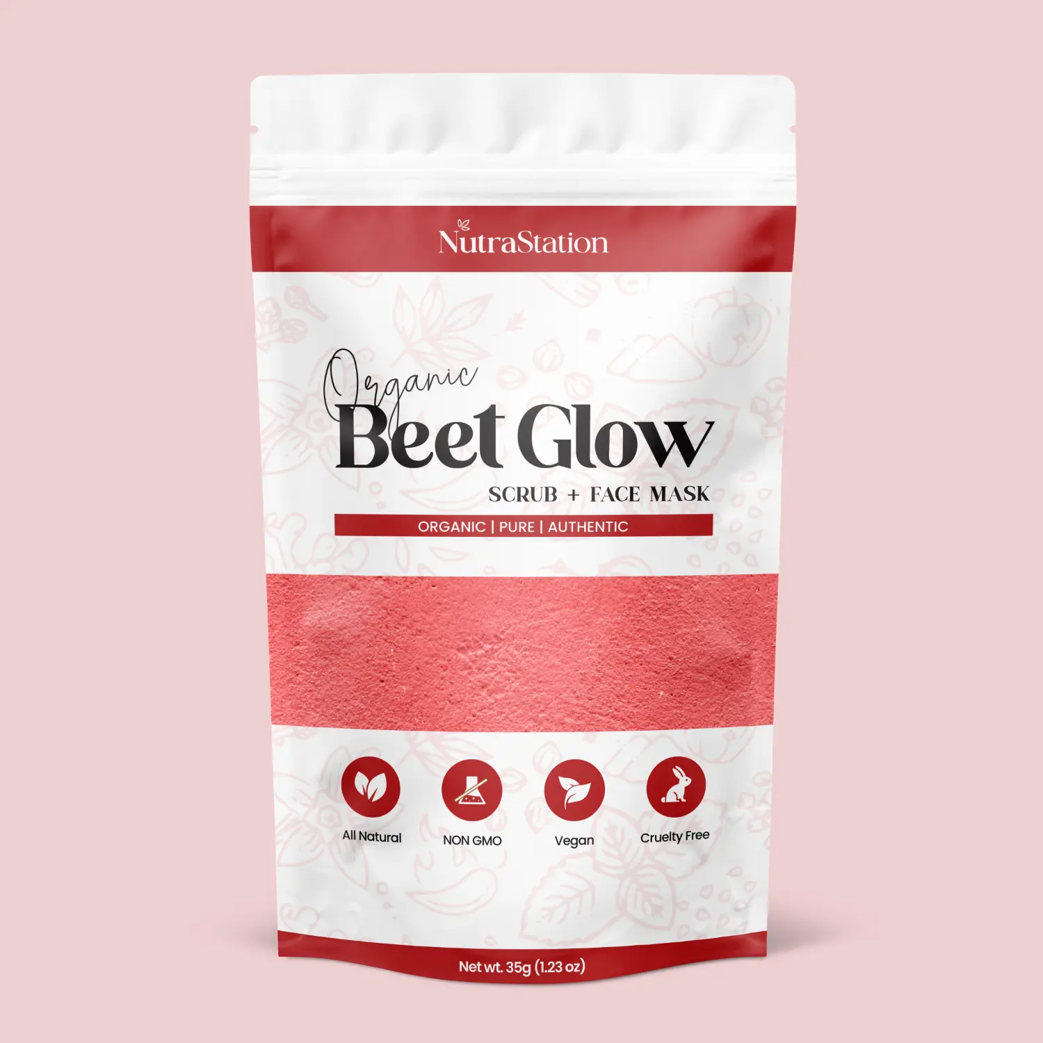 Beet Glow (Scrub + Facemask)